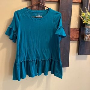 Cotton Teal Top